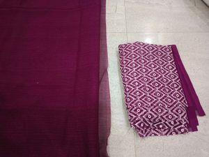 Purple Saree