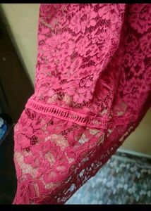 Pink Lace Dress