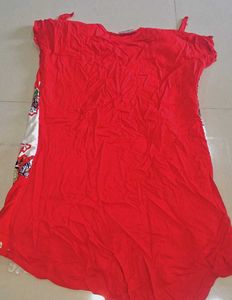 Cute Girls Red &amp; White Top