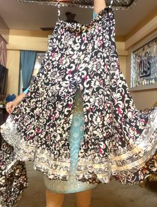 Mal Cotton Peplum Top & Wide Legged Garara Pant