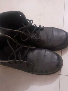 Black Leather Boots