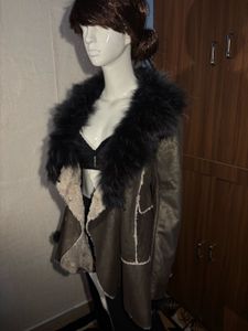 Faux Fur Trim Jacket