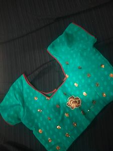 Designer Saree With Stiched Blouse