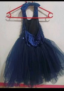 Cute Navy Blue Party Dress