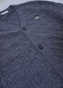 Lacoste Wool Blend Cardigan