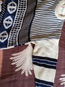 Patterned Knit Sweater
