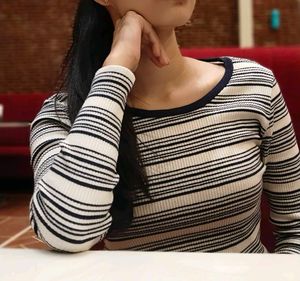 Striped Long Sleeve Top