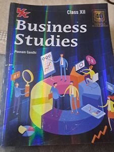 CLASS 12 BUSINESS STUDIES BOOK OF POONAM GANDHI
