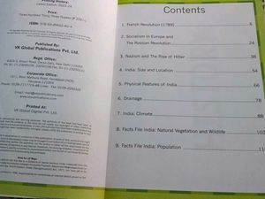 ₹250Map Workbook - History &amp; Geography for Class I