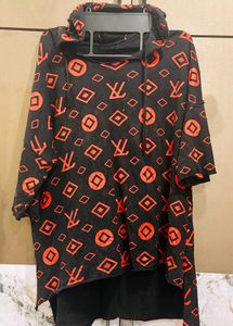 Louis vuitton black unisex hoodie