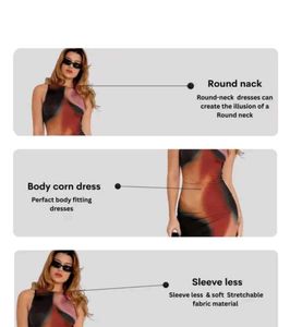 Stylish Print Bodycon Dress