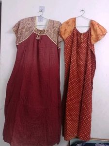 Night Gowns - Set of 2,too used