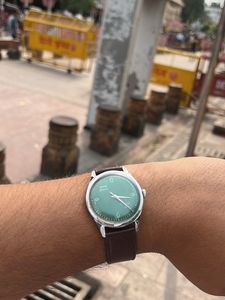 Hmt Janta Sunburst Green Dial