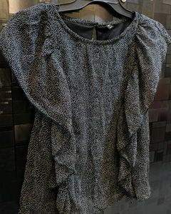 RIO Printed Ruffle Top