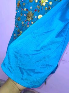 Teal Blue Salwar