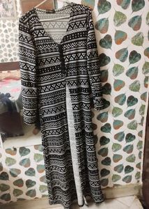 A beautiful black kurta with slit