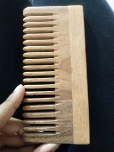 Organic Neem Wooden Comb Anti Hair Fall &amp; Dandruff