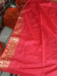 🔥Red &amp; Gold  Wedding Banarasi Sari🔥