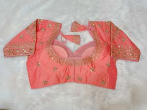 Sabyasachi Coral Blouse