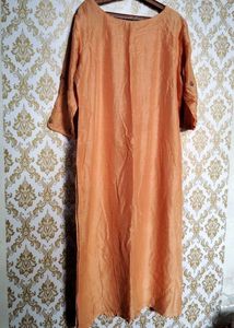 Elegant  Embroidered Party Wear Kurta Inner Attach