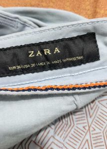 ZARA Light Blue Casual Pants