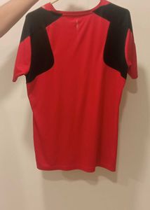 Red &amp; Black Athletic T-Shirt