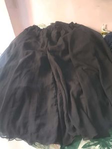 Black Suit With Plazo