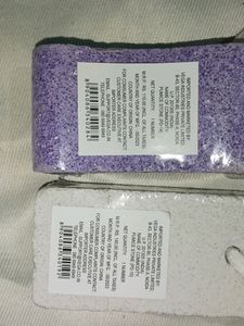Small Size Pack Of 2 Combo Pack  Vega Pumice Stone  Pulper And White Colour
