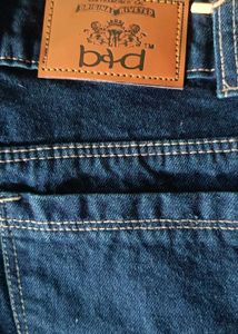 Wide Leg Jeans (Vintage Green Colour) Length-100cm