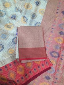 Floral Patterned Ikkat Saree