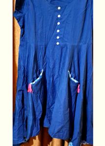 Avaasa Branded Flared Kurti With 2 Pockets Size 44