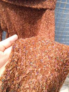 Effortlessly Chic Brown Knit🧸 Sweater with Drape