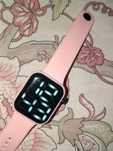 Hala Pink Led Watch