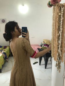 Golden Anarkali