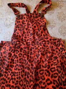Animal Print Dungree