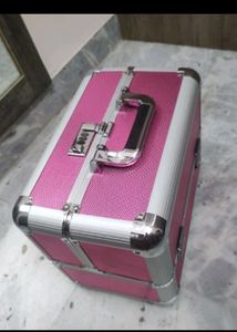 Vanity Box (Pink&amp; Silver)