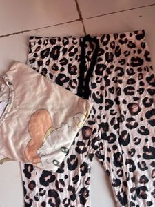 Cute Animal Print Pajama Set