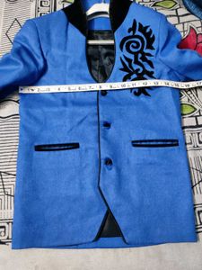 Boys&#39; Blazer With Silk Shirt