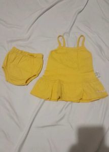 Cute Yellow Baby Dress