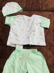 cute green set for baby boy