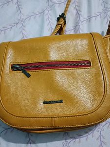 Fastrack mustard Sling bag