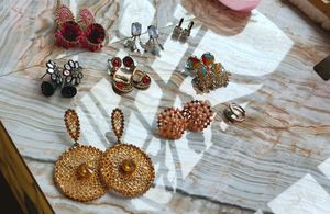 8 EARRINGS + 1 RING COMBO OFFER!!!