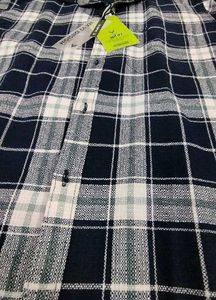 US Imported Rare Textured Plaid Flannel Shirt