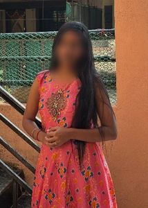 Pink Printed Anarkali Dress