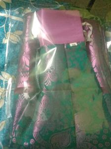 new pongal pattu brocade and skirt