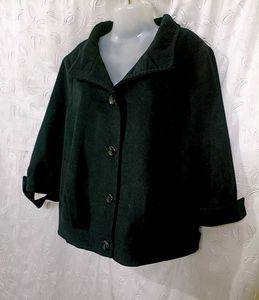 Crocodile 🐊Original Cropped Pae Coat 🖤