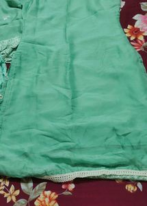 pakistani style embroidery work kurta set