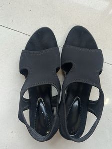 Black Heeled Sandals