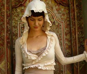 Fitted Shrug/Coverup With A Hood
