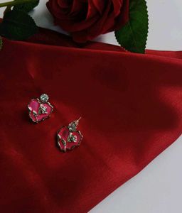 Eternal Rose Heart Earrings 💗✨